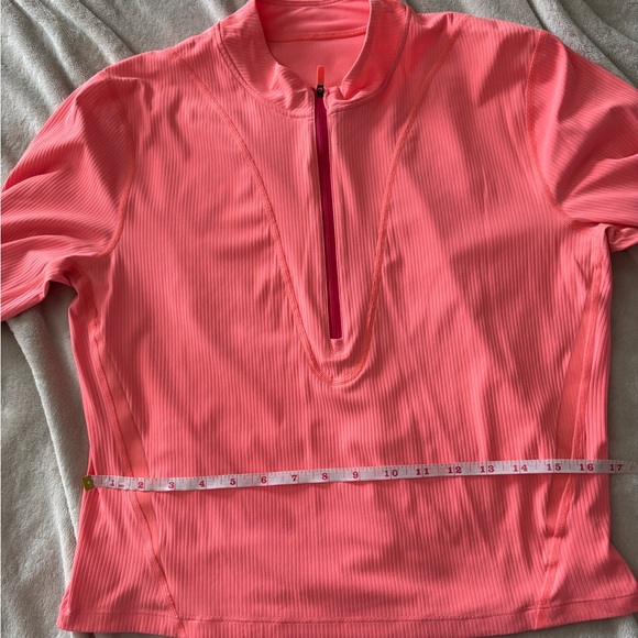 Lululemon 3/4 zip long sleeve top, size 10 - Picture 3 of 3
